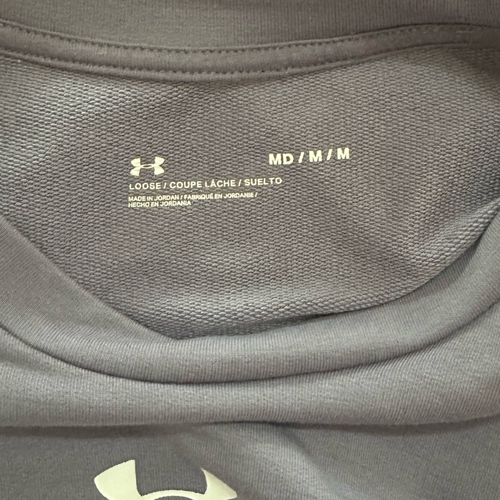 Under Armour Women's Terry Crew Neck Sweatshirt - Picture 4 of 4